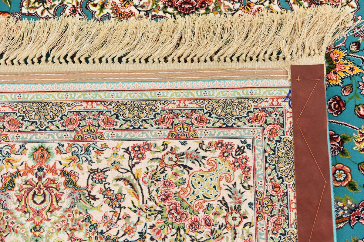 Rechteck Teppich Dynasty in Türkis von Hadorn™ - Lifestyle Image