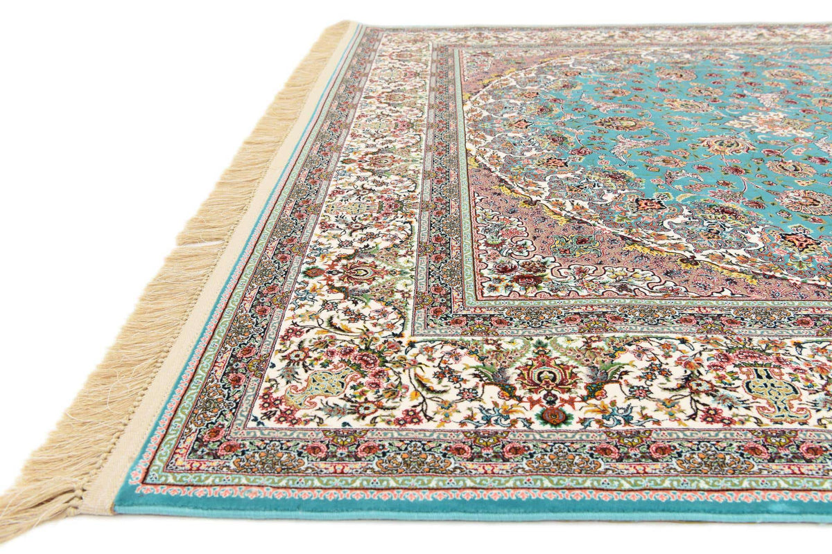 Rechteck Teppich Dynasty in Türkis von Hadorn™ - Lifestyle Image