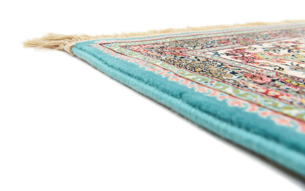 Rechteck Teppich Dynasty in Türkis von Hadorn™ - Lifestyle Image