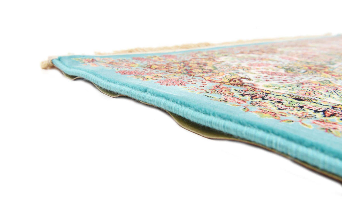 Rechteck Teppich Dynasty in Türkis von Hadorn™ - Lifestyle Image