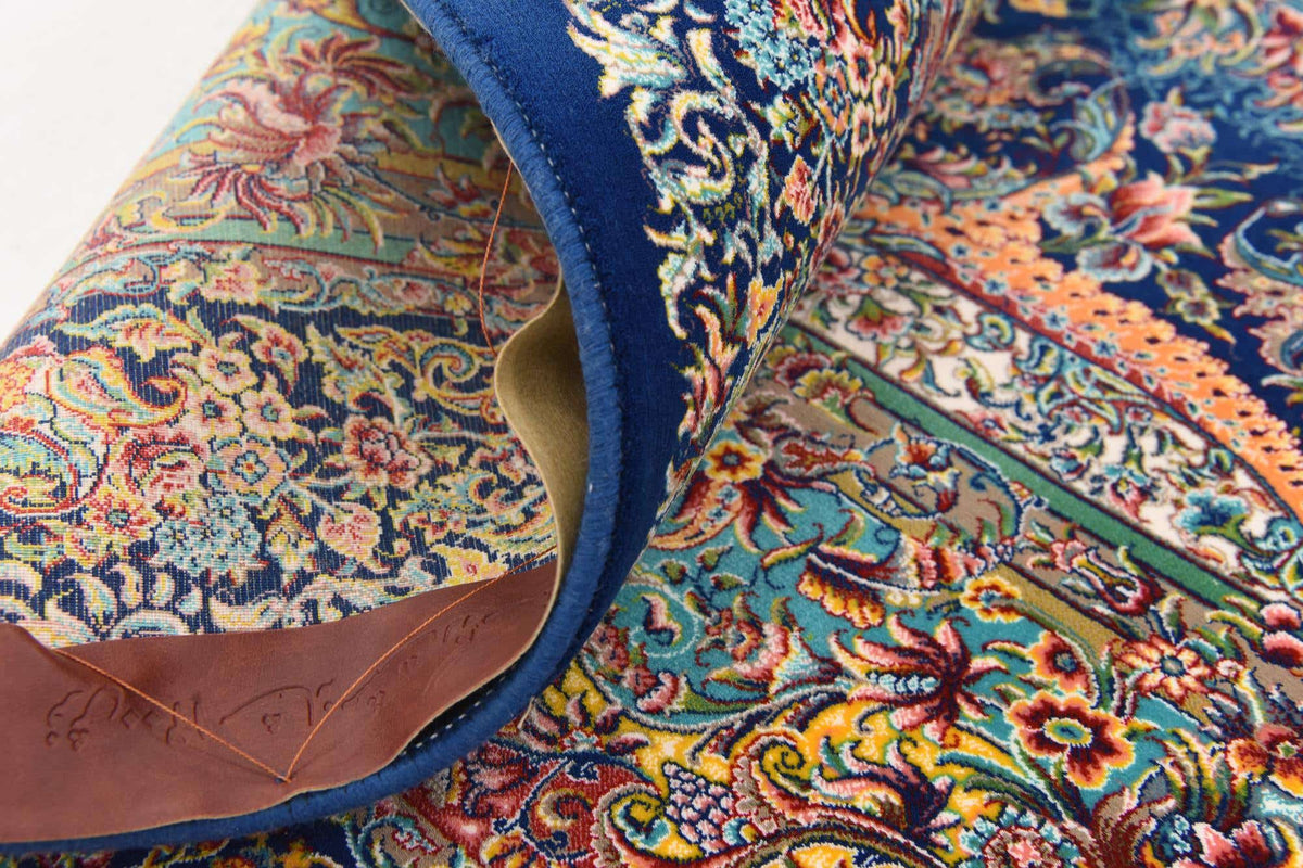 Rechteck Teppich Dynasty in Dunkelblau von Hadorn™ - Lifestyle Image