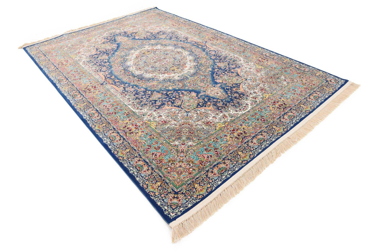Rechteck Teppich Dynasty in Dunkelblau von Hadorn™ - Lifestyle Image