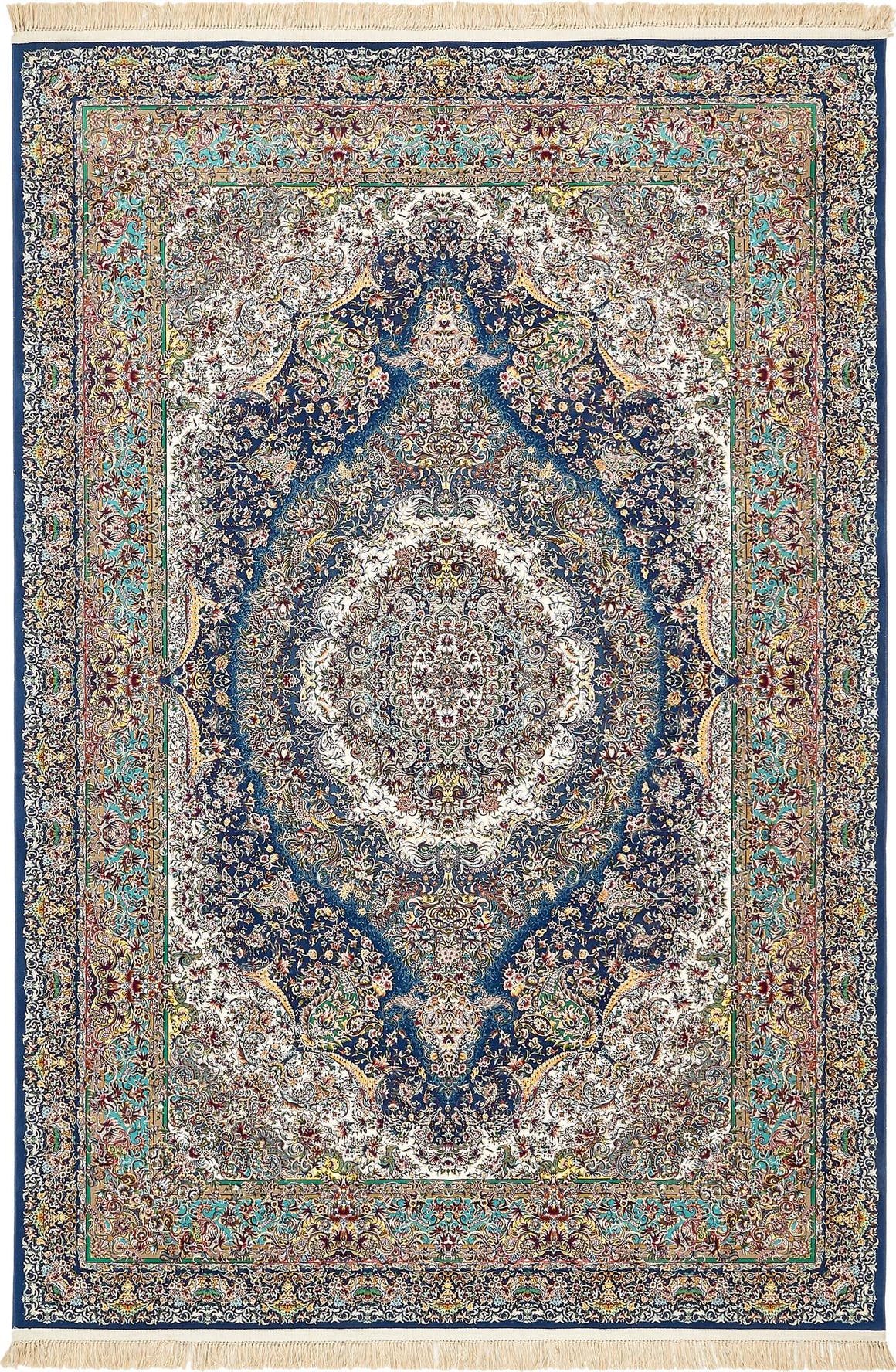 Rechteck Teppich Dynasty in Dunkelblau von Hadorn™ - Lifestyle Image
