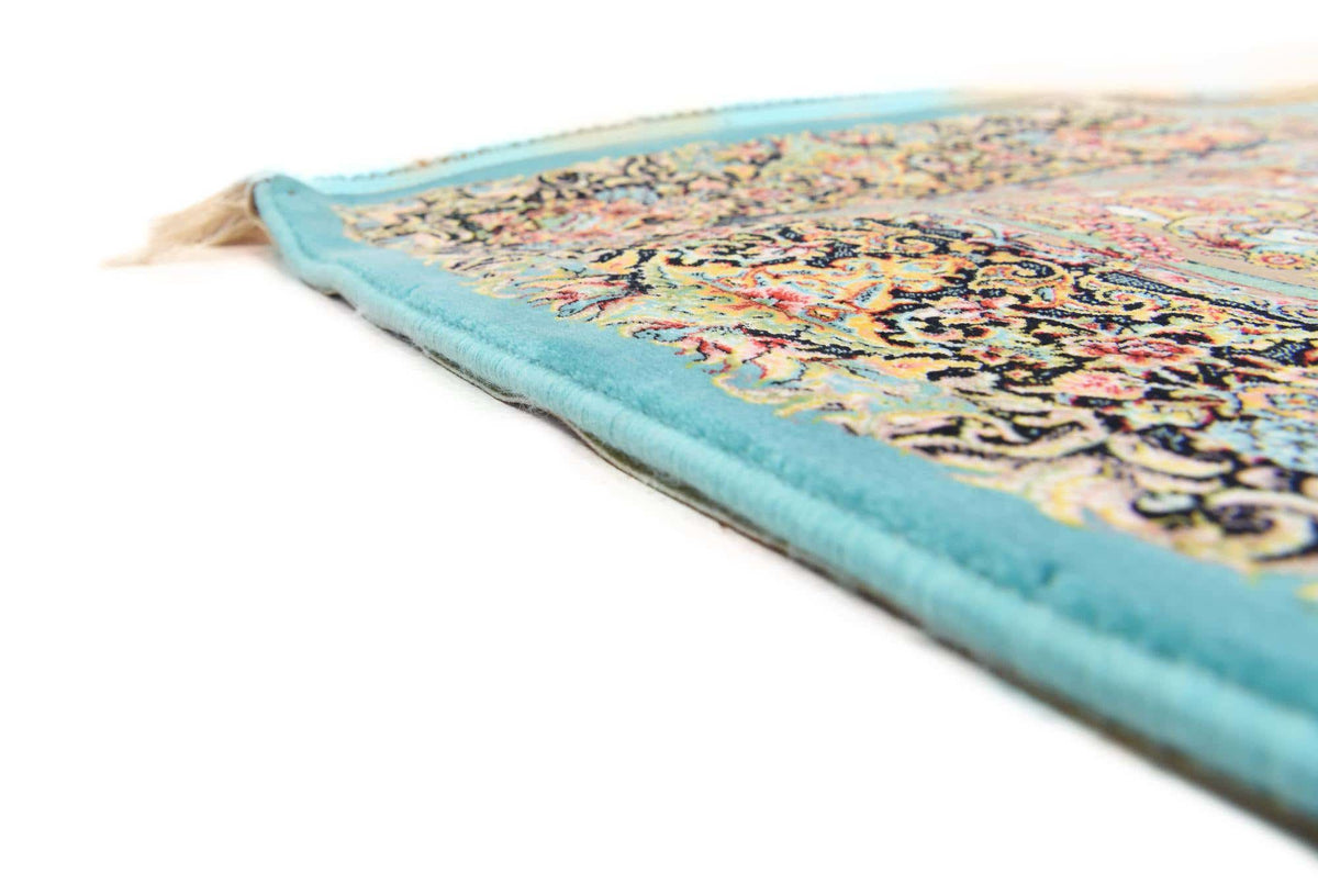 Rechteck Teppich Dynasty in Türkis von Hadorn™ - Lifestyle Image