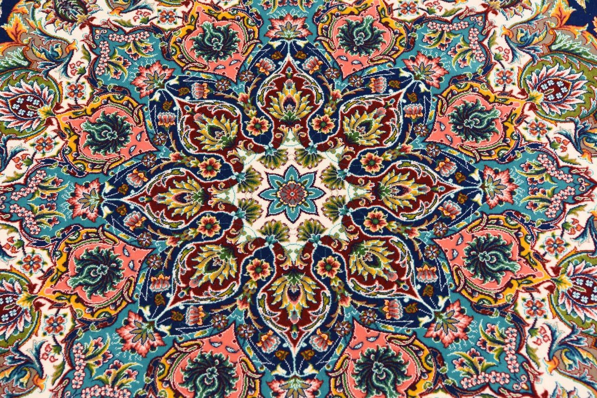 Rechteck Teppich Dynasty in Dunkelblau von Hadorn™ - Lifestyle Image