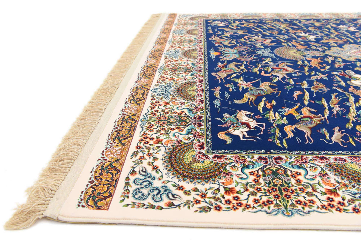 Rechteck Teppich Dynasty in Dunkelblau von Hadorn™ - Lifestyle Image