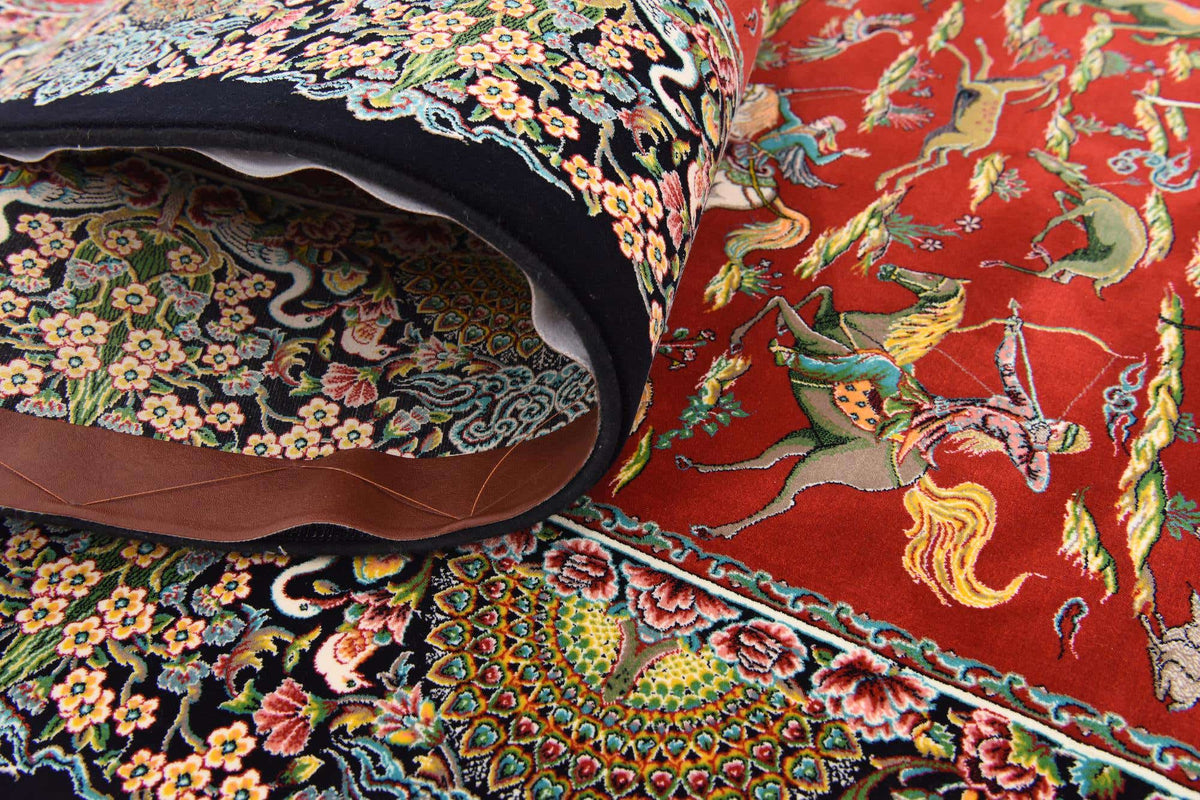 Rechteck Teppich Dynasty in Rot von Hadorn™ - Lifestyle Image