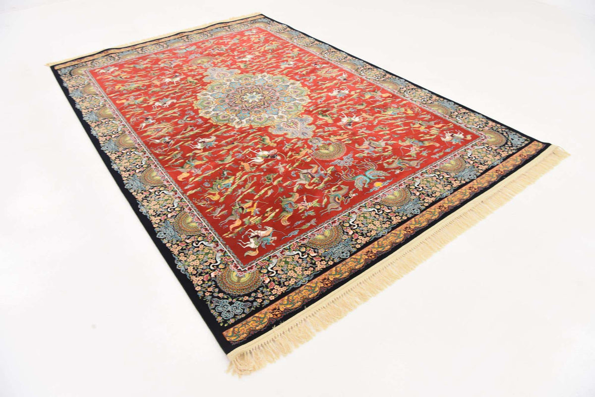 Rechteck Teppich Dynasty in Rot von Hadorn™ - Lifestyle Image
