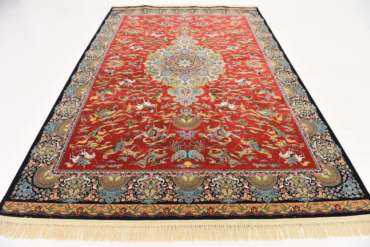 Rechteck Teppich Dynasty in Rot von Hadorn™ - Lifestyle Image