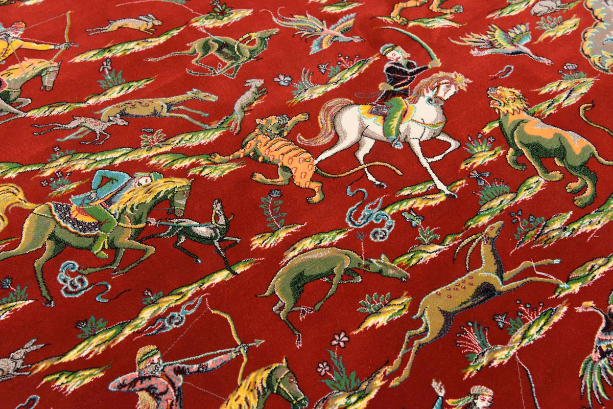 Rechteck Teppich Dynasty in Rot von Hadorn™ - Lifestyle Image