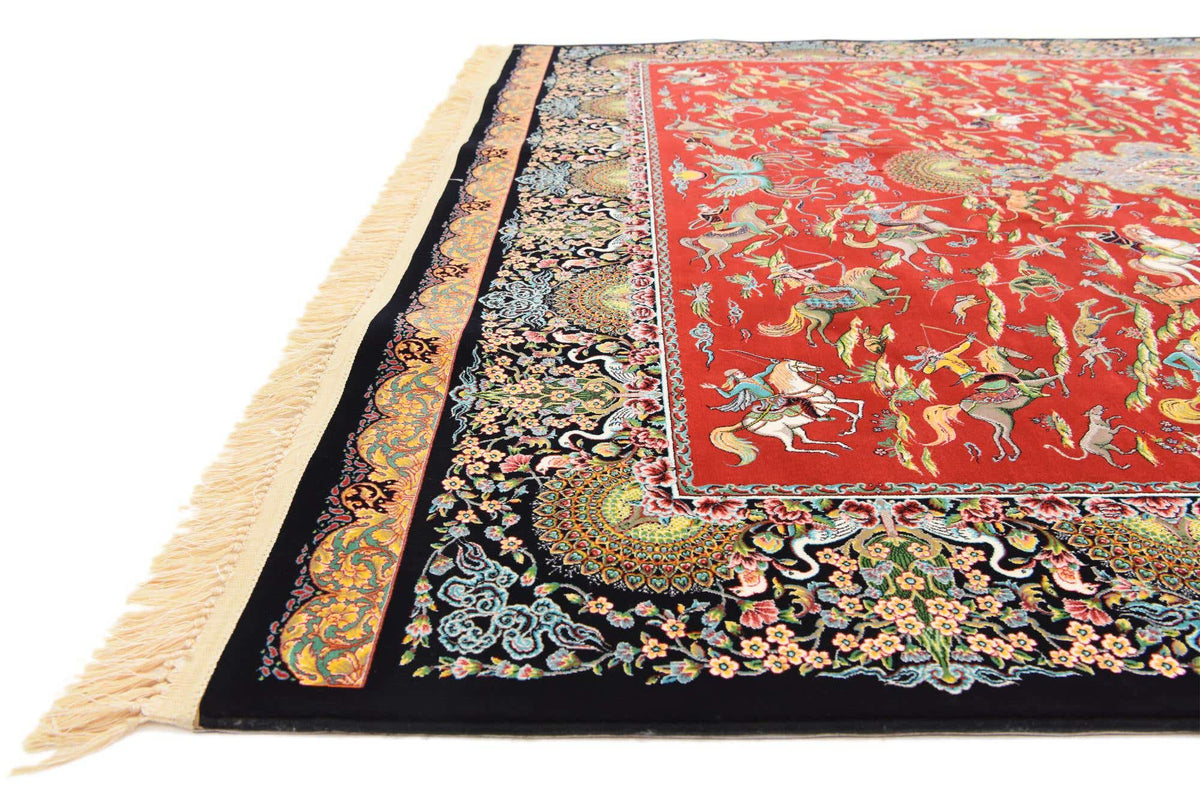 Rechteck Teppich Dynasty in Rot von Hadorn™ - Lifestyle Image