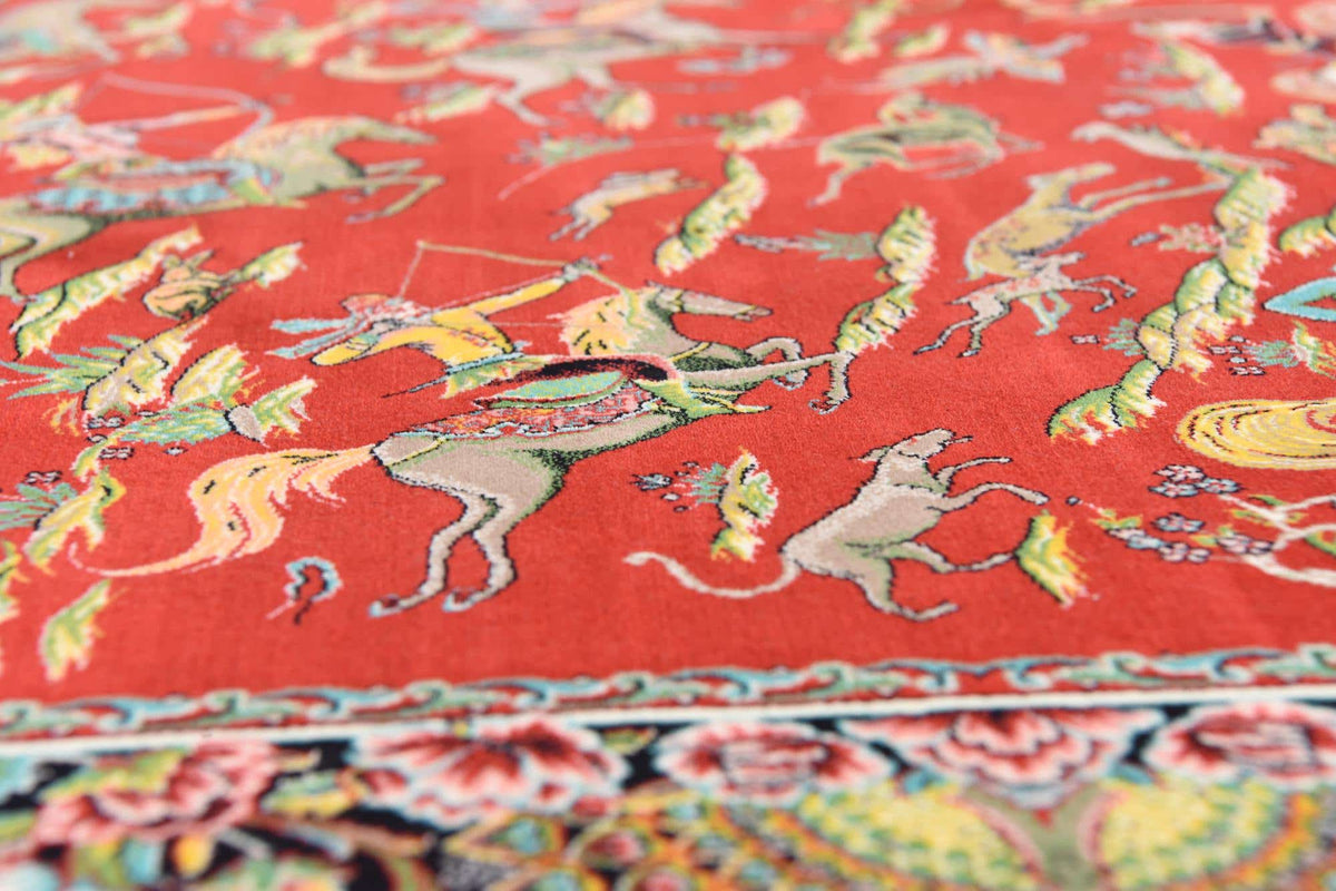 Rechteck Teppich Dynasty in Rot von Hadorn™ - Lifestyle Image