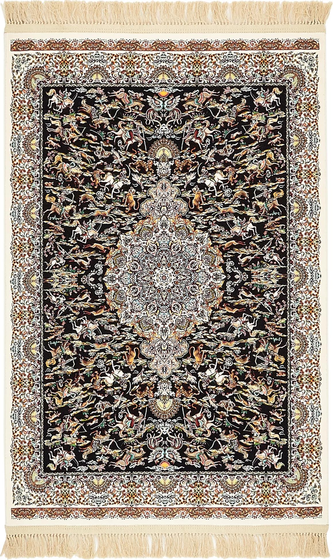 Läufer Teppich Dynasty in Schwarz von Hadorn™ - Lifestyle Image