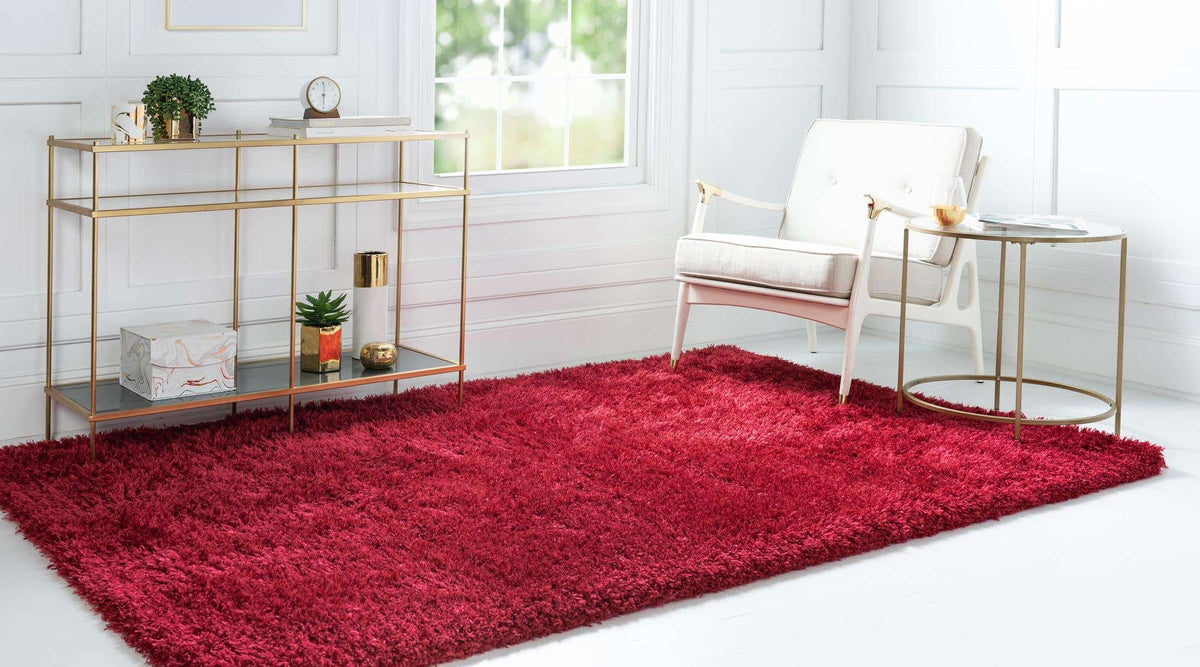 Rechteck Teppich Marilyn Monroe™ Glam Trellis in Rot von Hadorn™ - Lifestyle Image