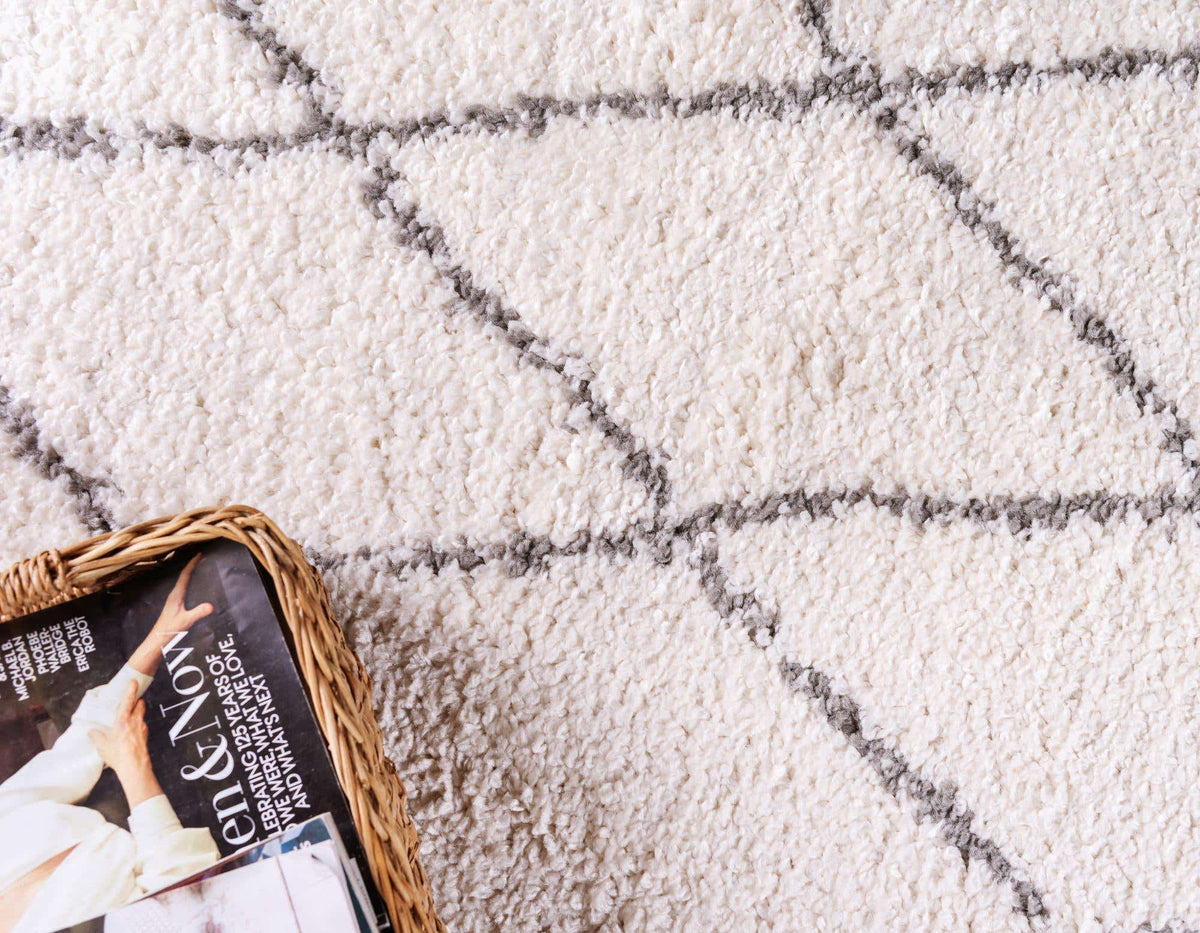 Läufer Hochflorteppich Marrakesh Shag in Beige von Hadorn™ - Lifestyle Image