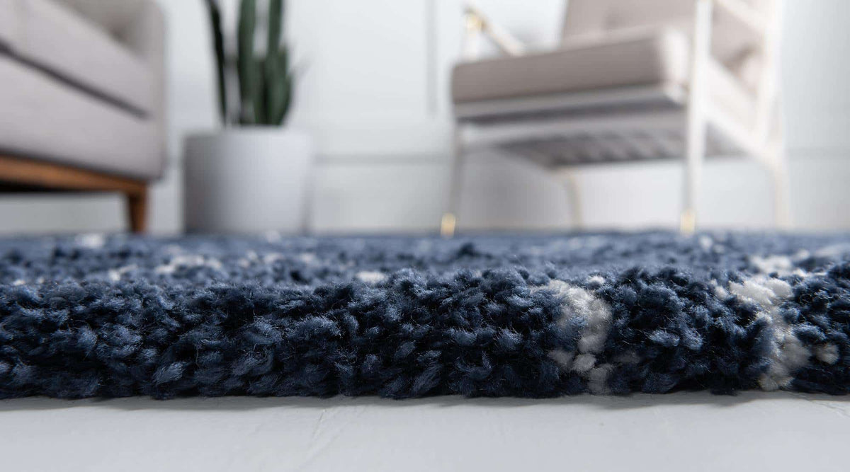 Läufer Hochflorteppich Marrakesh Shag in Blau von Hadorn™ - Lifestyle Image