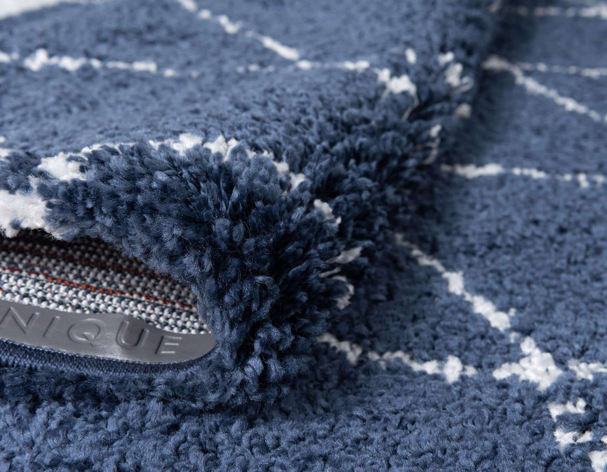 Läufer Hochflorteppich Marrakesh Shag in Blau von Hadorn™ - Lifestyle Image