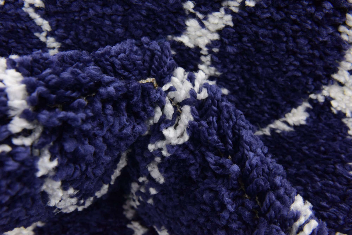 Läufer Hochflorteppich Marrakesh Shag in Blau von Hadorn™ - Lifestyle Image