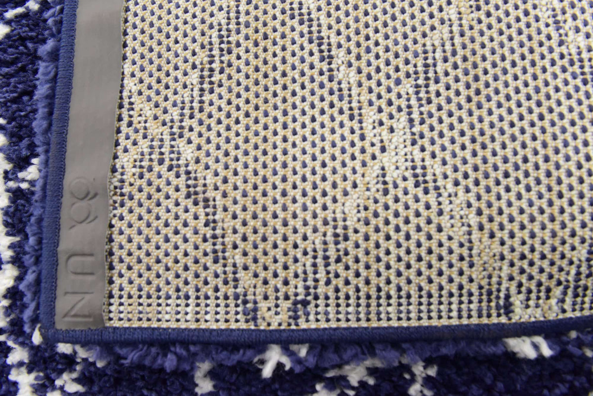 Läufer Hochflorteppich Marrakesh Shag in Blau von Hadorn™ - Lifestyle Image