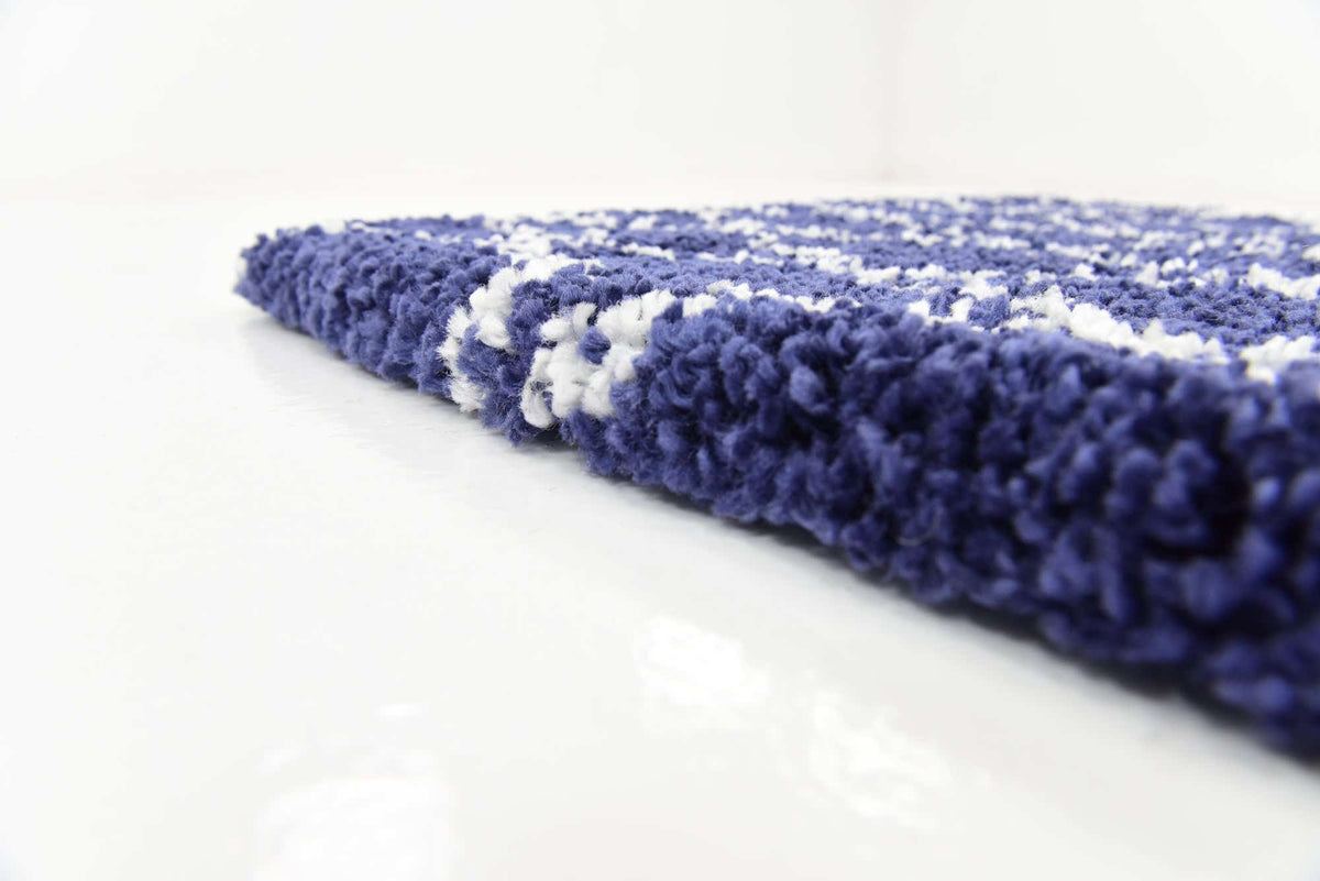Läufer Hochflorteppich Marrakesh Shag in Blau von Hadorn™ - Lifestyle Image