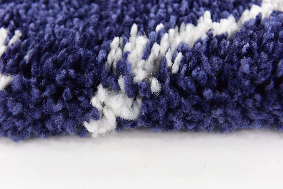 Läufer Hochflorteppich Marrakesh Shag in Blau von Hadorn™ - Lifestyle Image