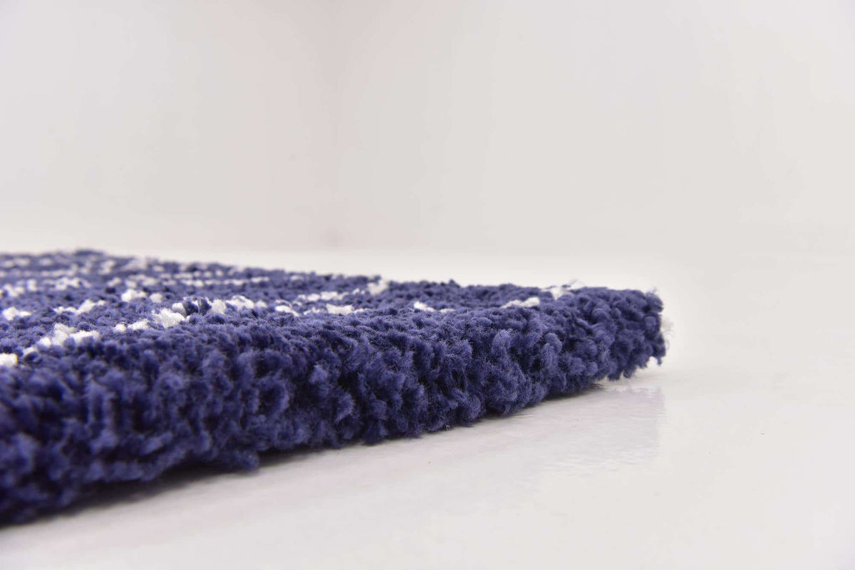 Rechteck Hochflorteppich Marrakesh Shag in Blau von Hadorn™ - Lifestyle Image