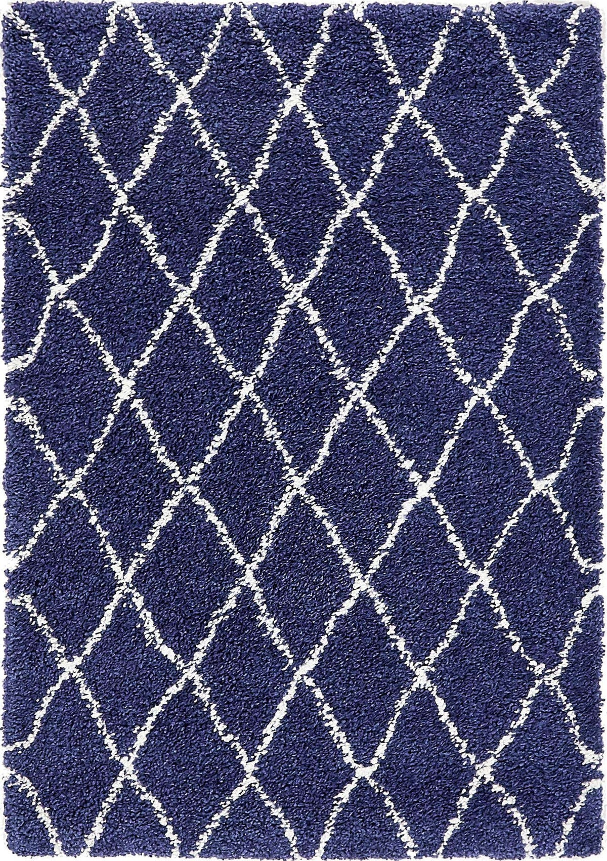 Rechteck Hochflorteppich Marrakesh Shag in Blau von Hadorn™ - Lifestyle Image