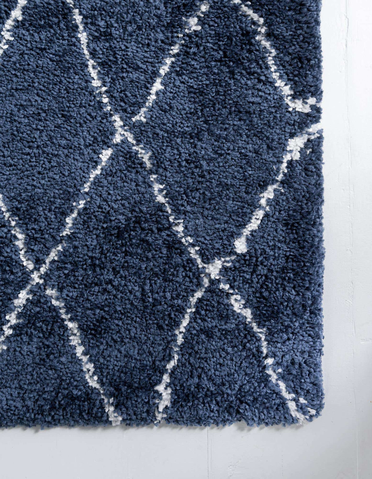 Rechteck Hochflorteppich Marrakesh Shag in Blau von Hadorn™ - Lifestyle Image