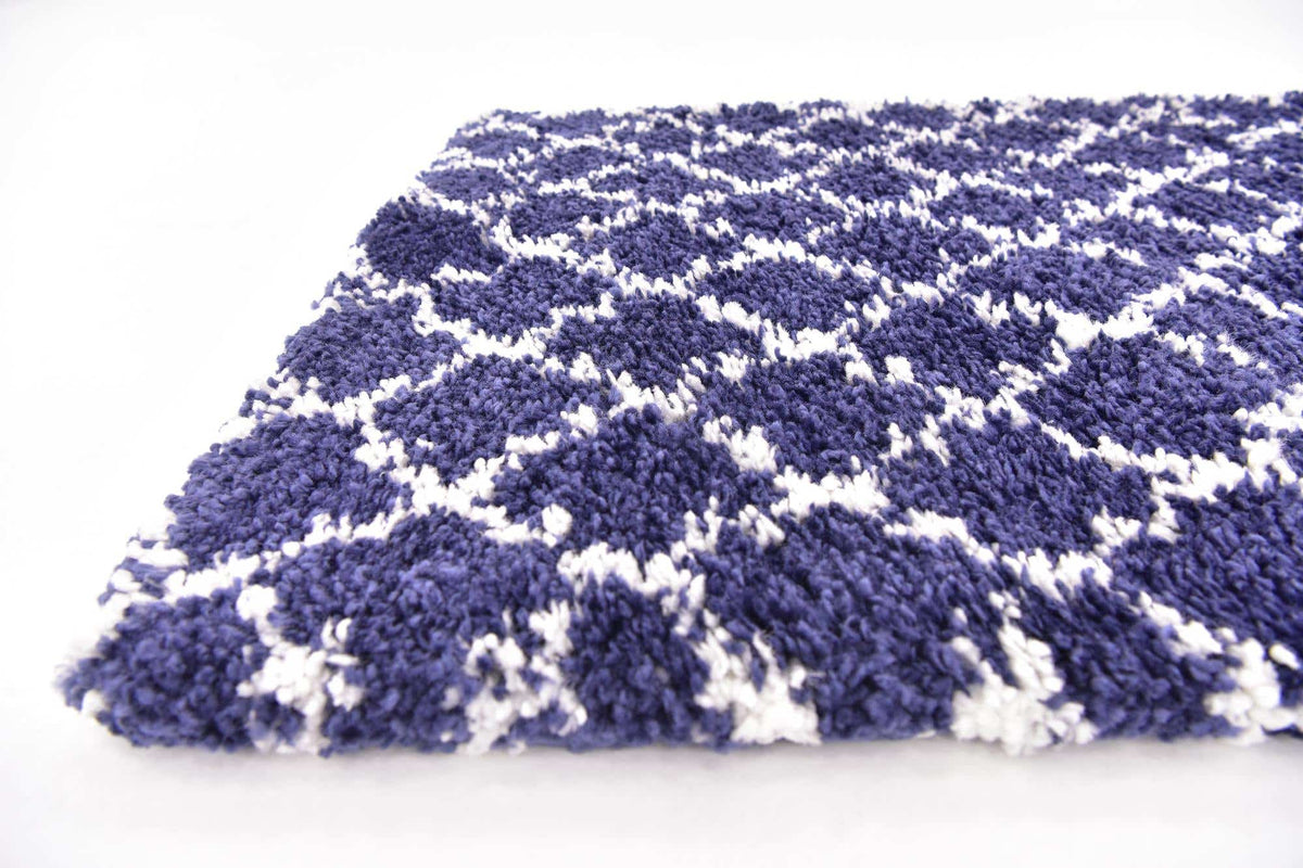 Läufer Hochflorteppich Marrakesh Shag in Blau von Hadorn™ - Lifestyle Image