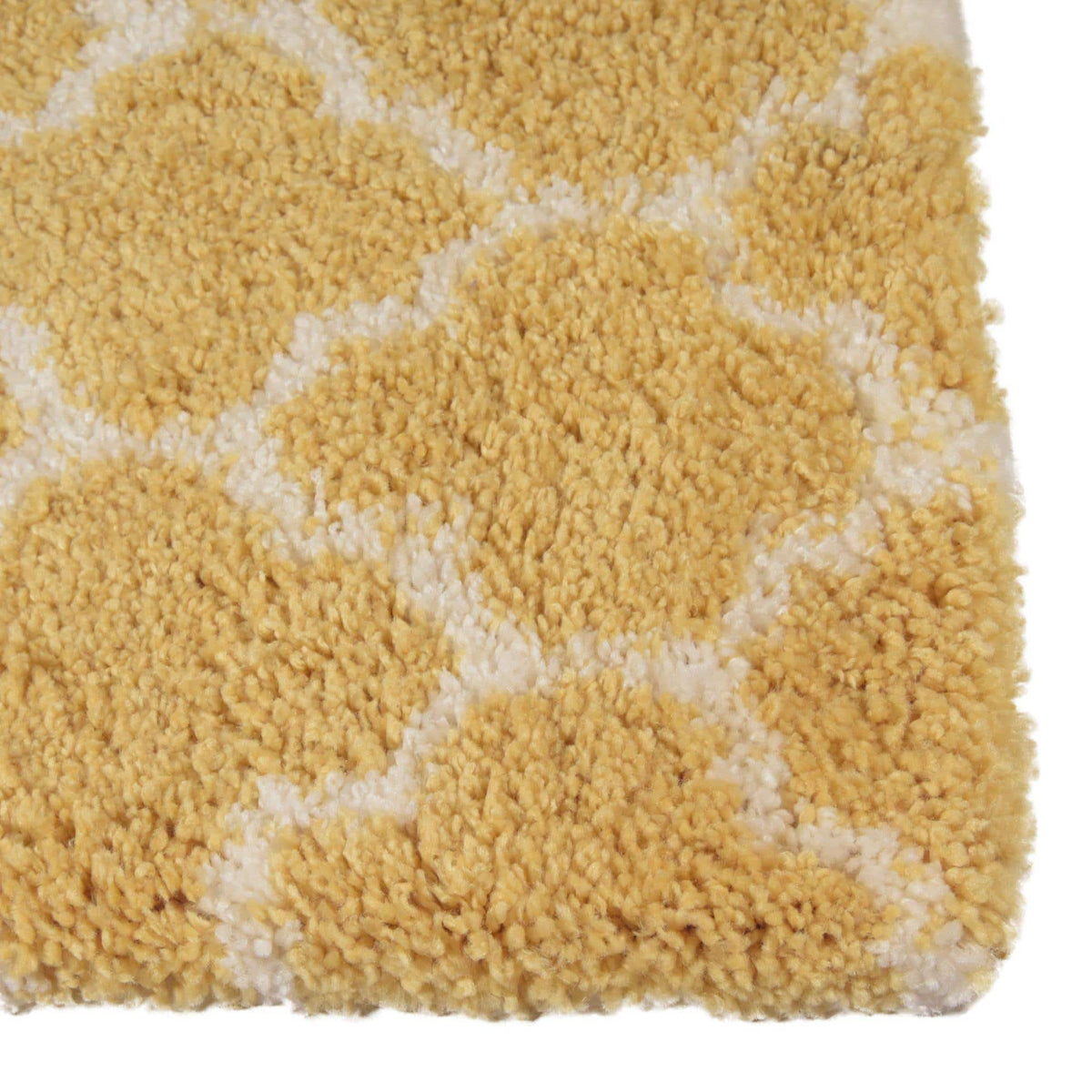 Rechteck Hochflorteppich Marrakesh Shag in Gelb von Hadorn™ - Lifestyle Image