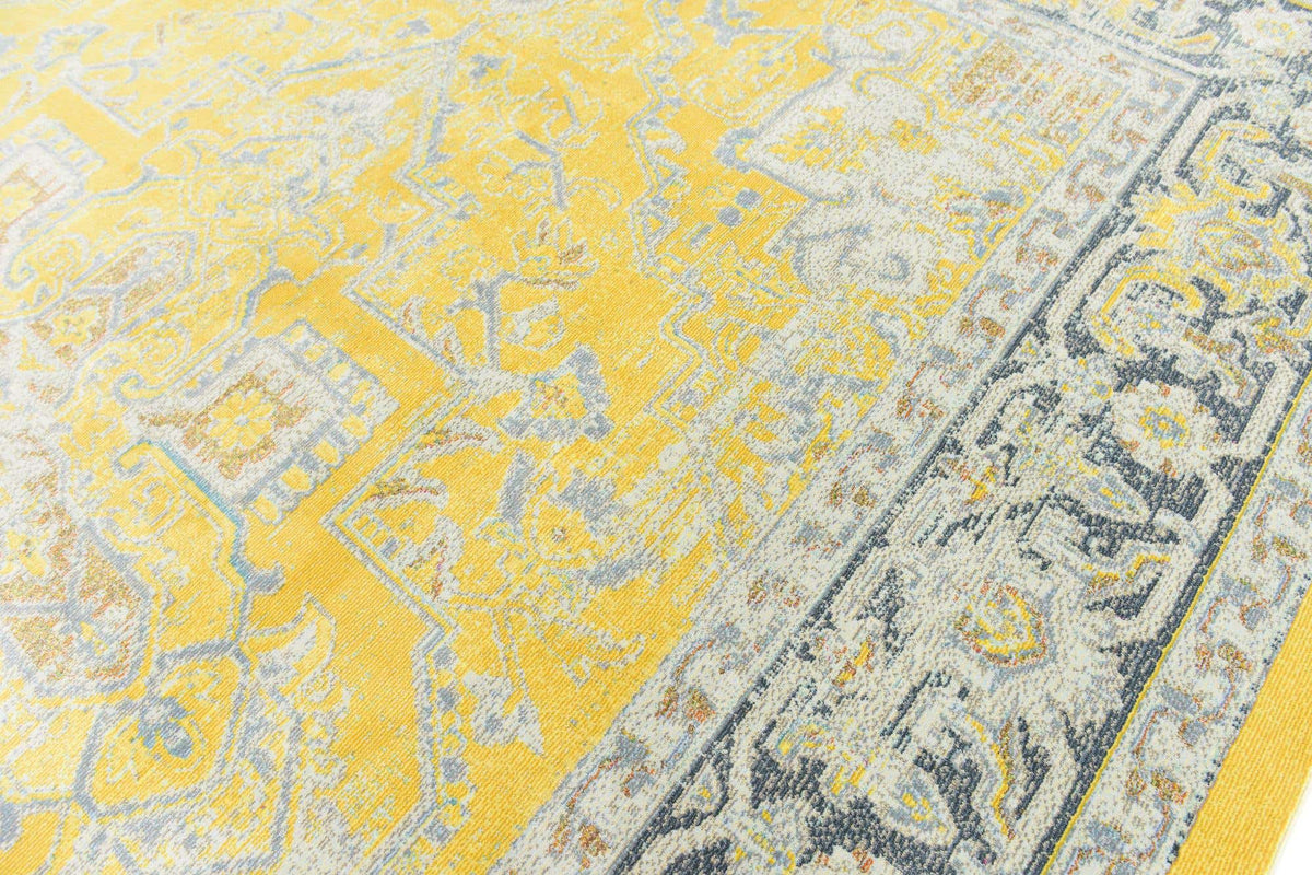 Rechteck Teppich Havana in Gelb von Hadorn™ - Lifestyle Image