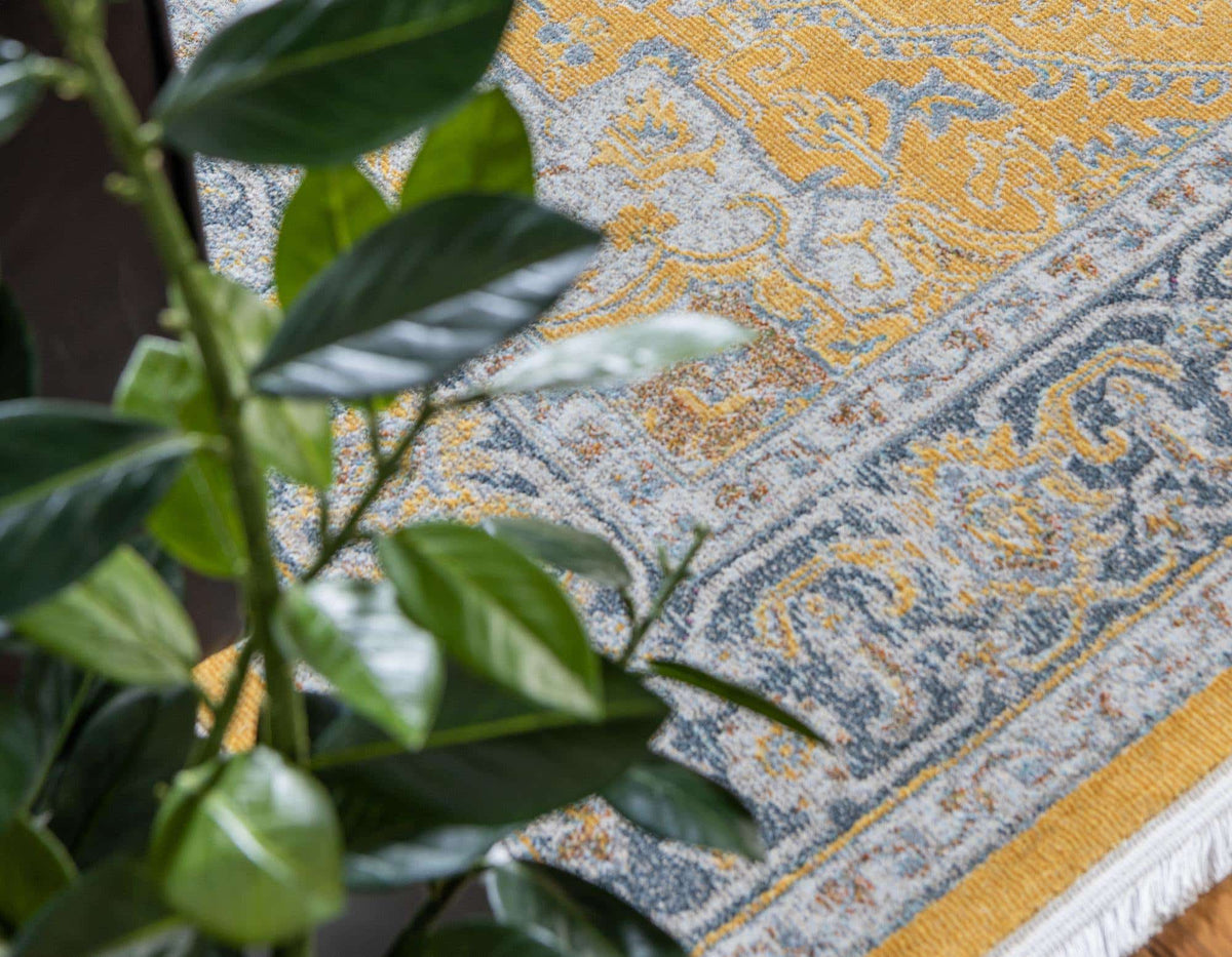 Rechteck Teppich Havana in Gelb von Hadorn™ - Lifestyle Image
