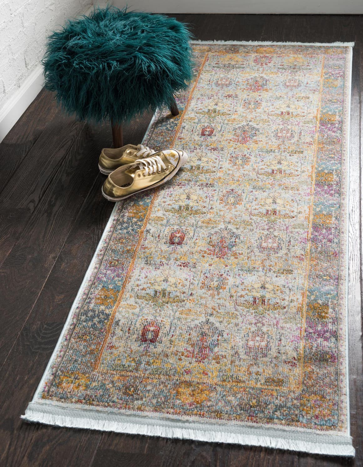 Läufer Teppich Havana in Hellblau von Hadorn™ - Lifestyle Image