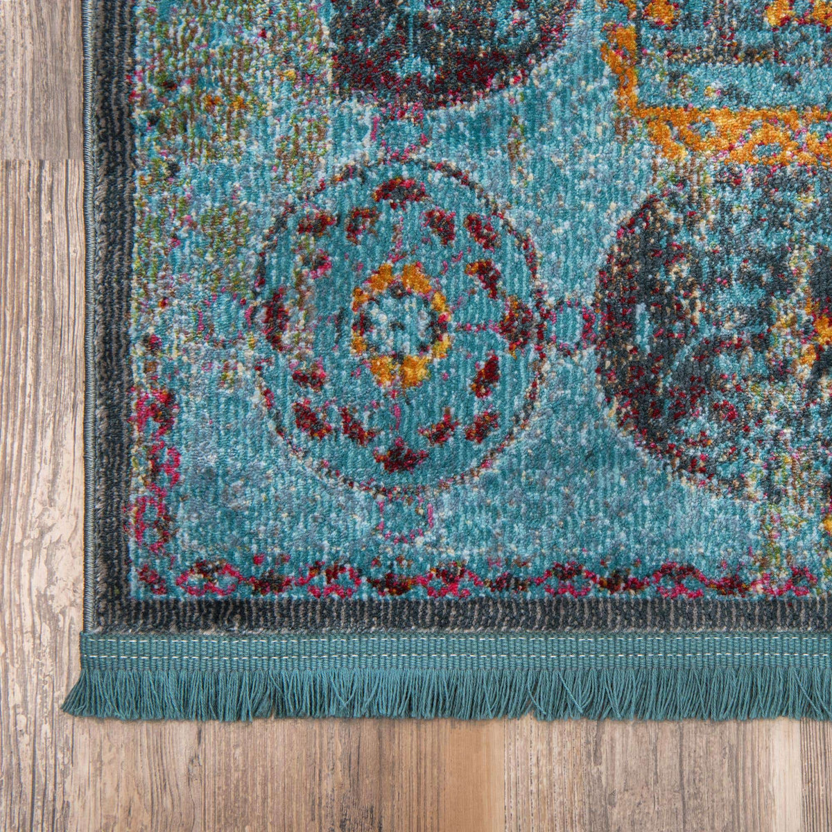 Rechteck Teppich Havana in Blau von Hadorn™ - Lifestyle Image