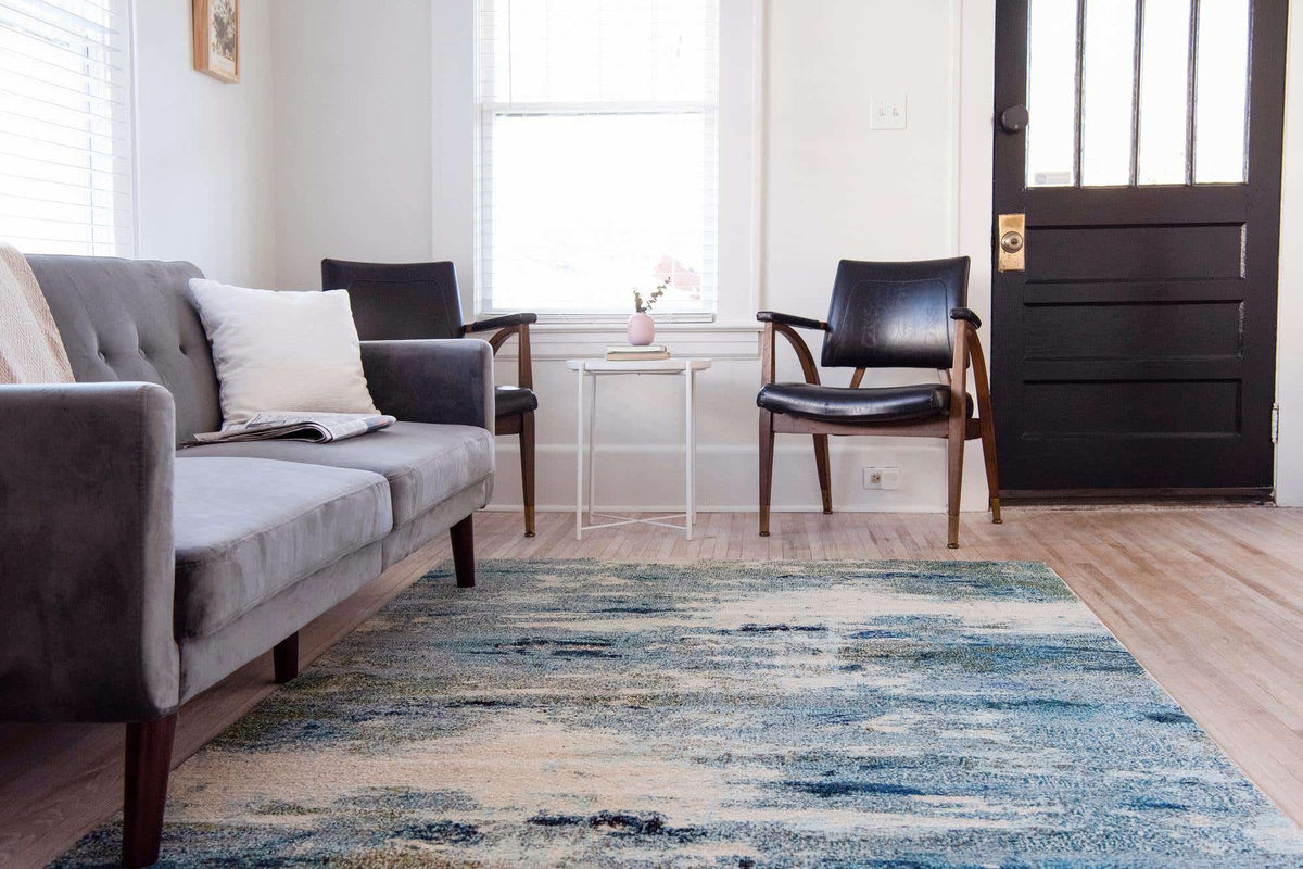 Rechteck Teppich Spectrum in Hellblau von Hadorn™ - Lifestyle Image