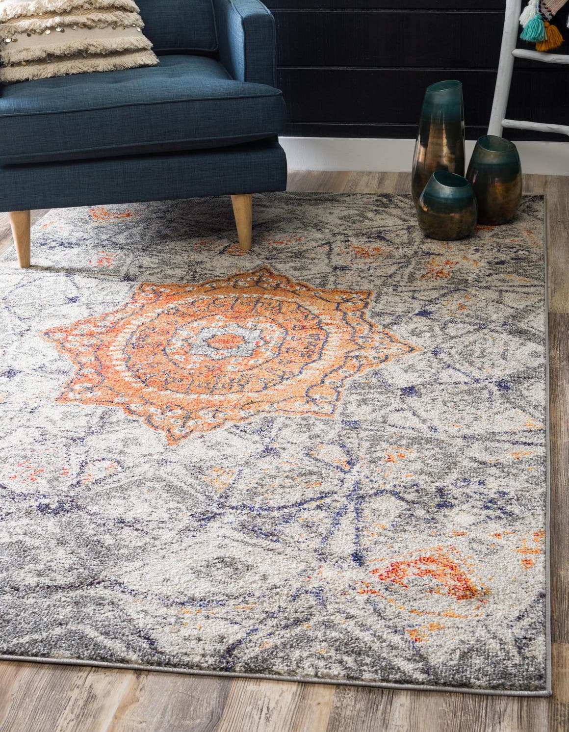 Rechteck Teppich Arte in Grau von Hadorn™ - Lifestyle Image