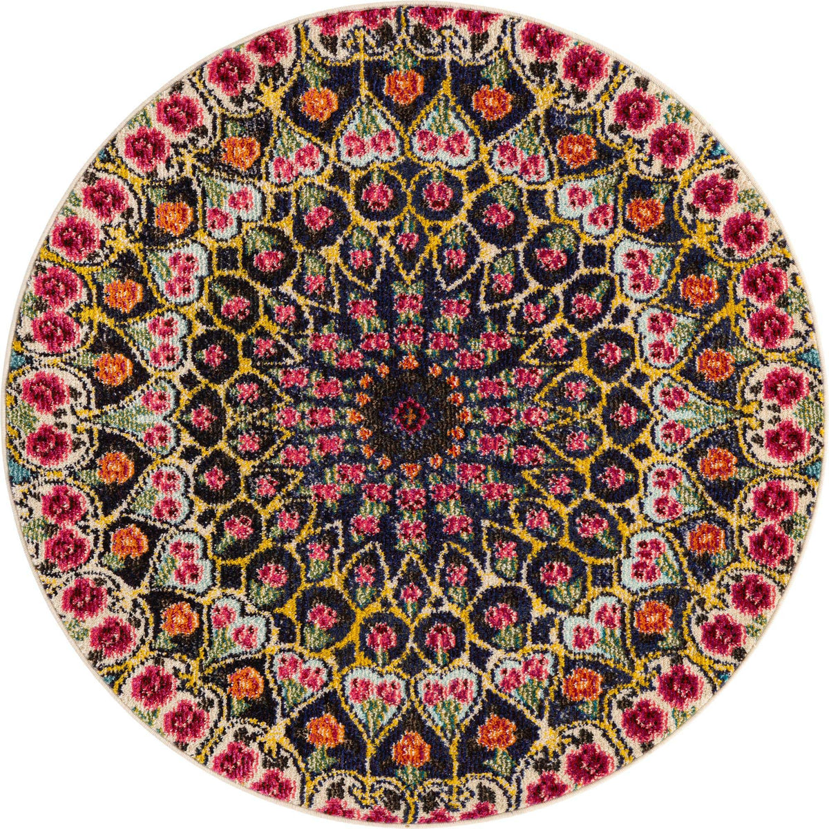 Rund Teppich Arte in Mehrfarbig von Hadorn™ - Lifestyle Image