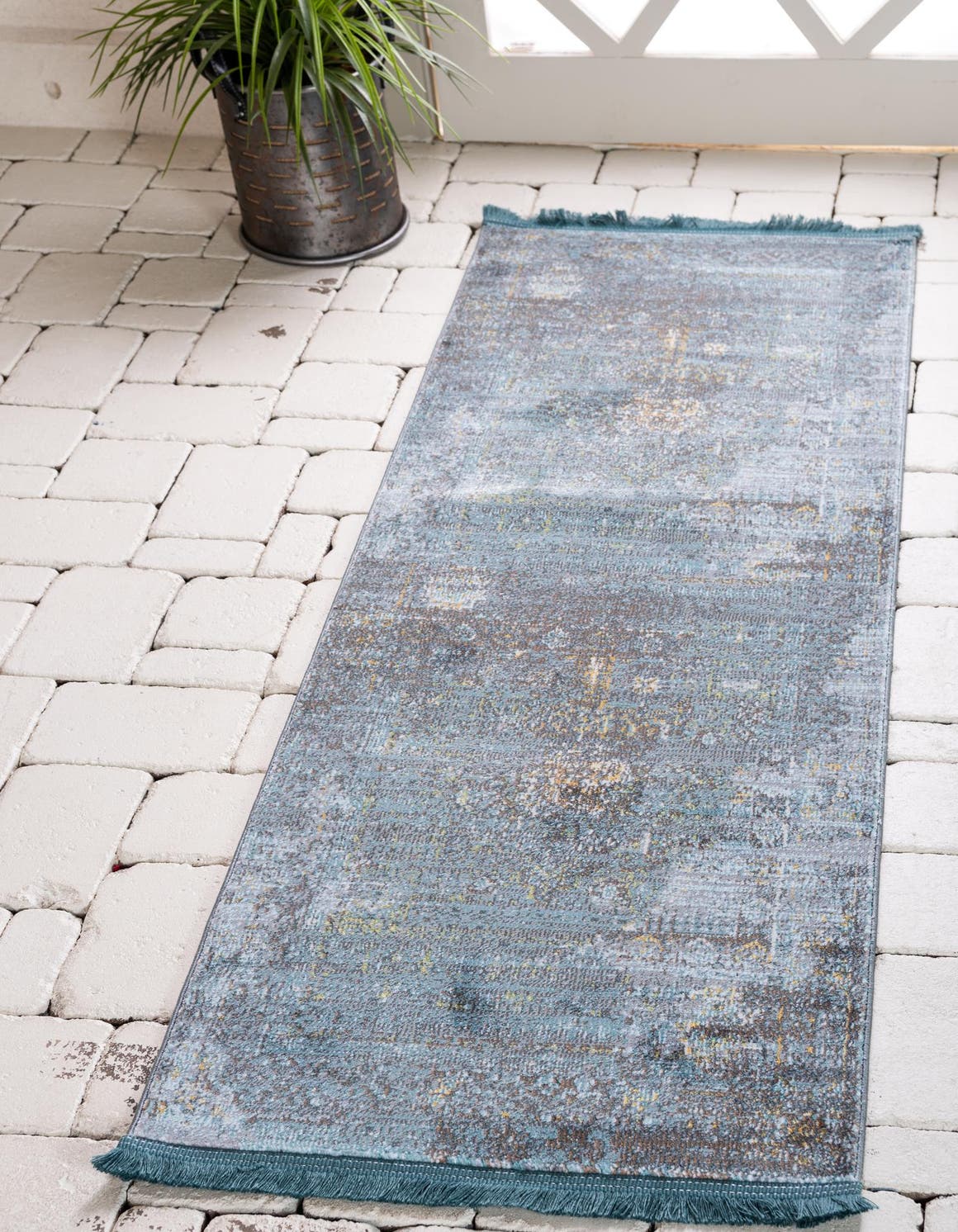 Läufer Teppich Havana in Türkis von Hadorn™ - Lifestyle Image
