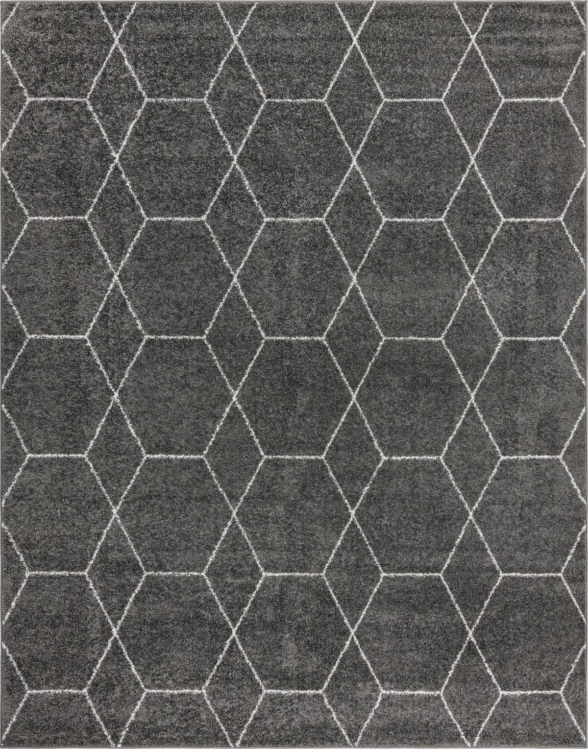 Rechteck Teppich Trellis Frieze in Dunkelgrau von Hadorn™ - Lifestyle Image
