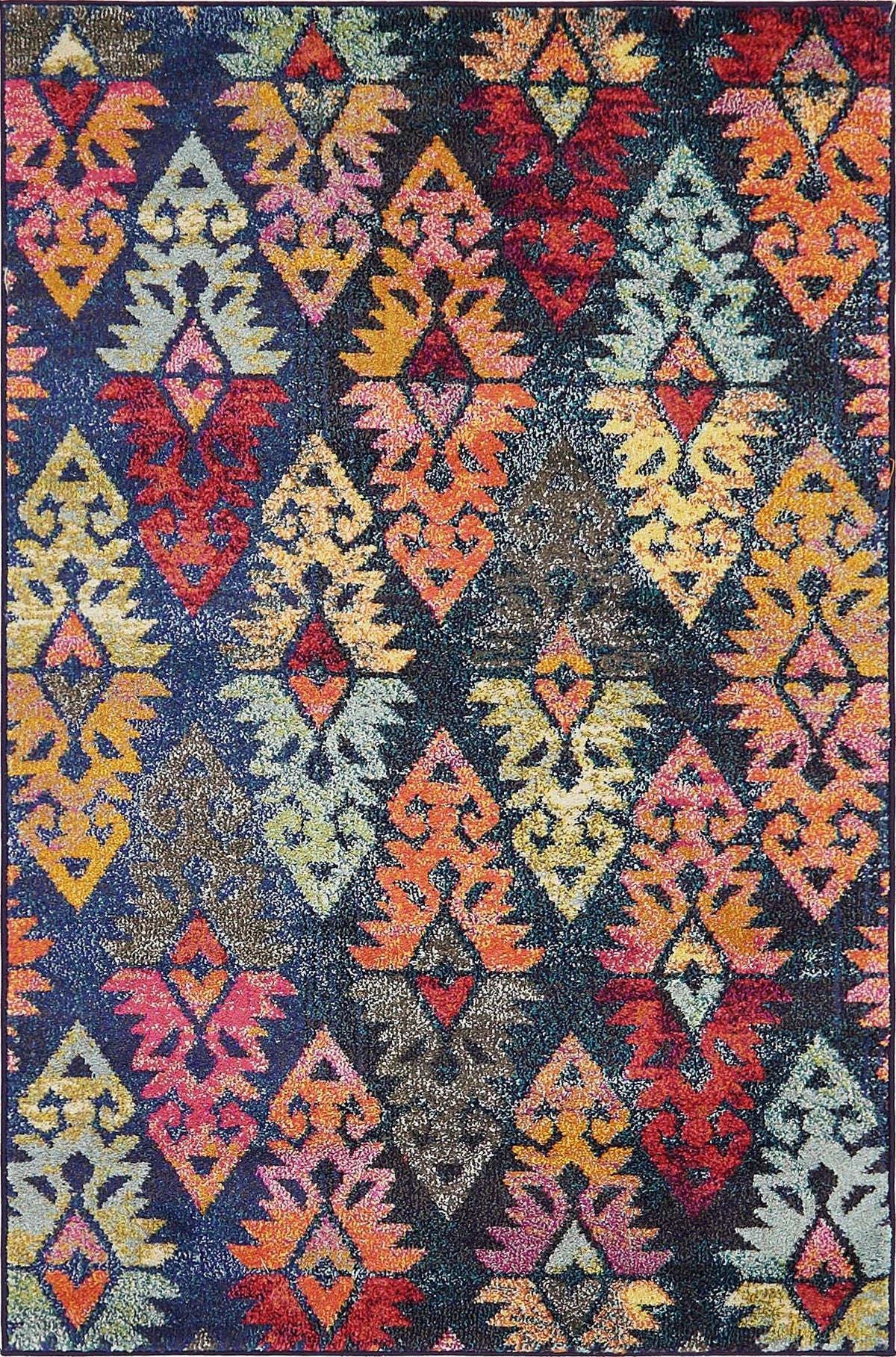Rechteck Teppich Santa Fe in Blau von Hadorn™ - Lifestyle Image