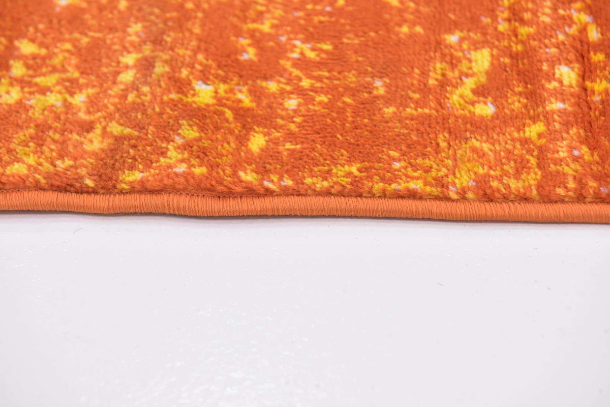 Quadratisch Teppich Monaco in Orange von Hadorn™ - Lifestyle Image
