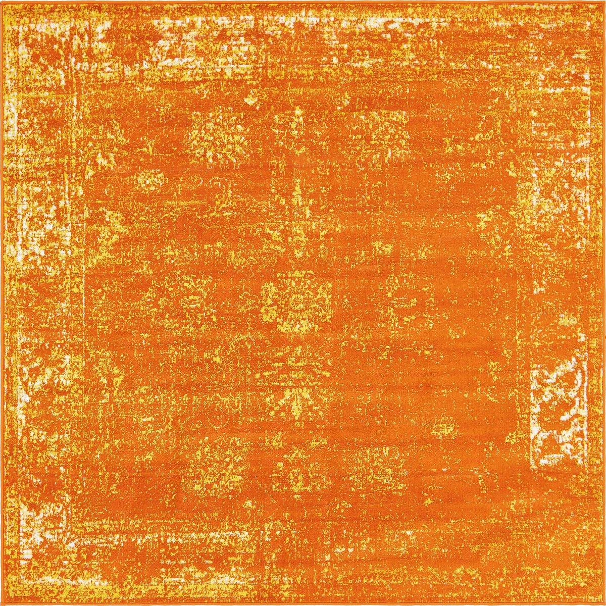 Quadratisch Teppich Monaco in Orange von Hadorn™ - Lifestyle Image