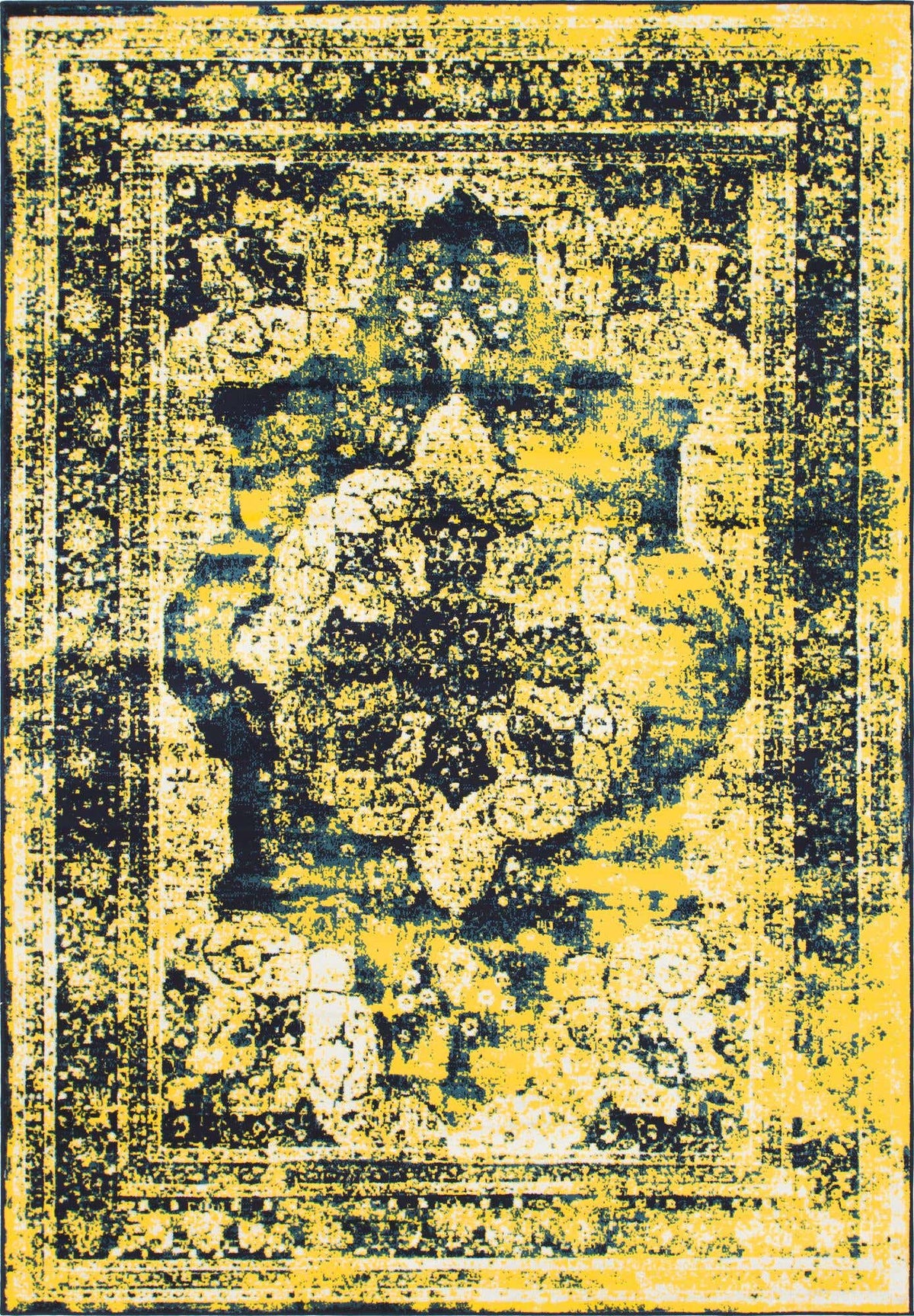 Rechteck Teppich Monaco in Blau von Hadorn™ - Lifestyle Image