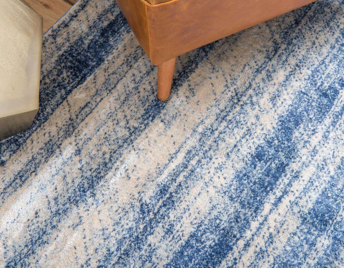 Rechteck Teppich Solaris in Blau von Hadorn™ - Lifestyle Image