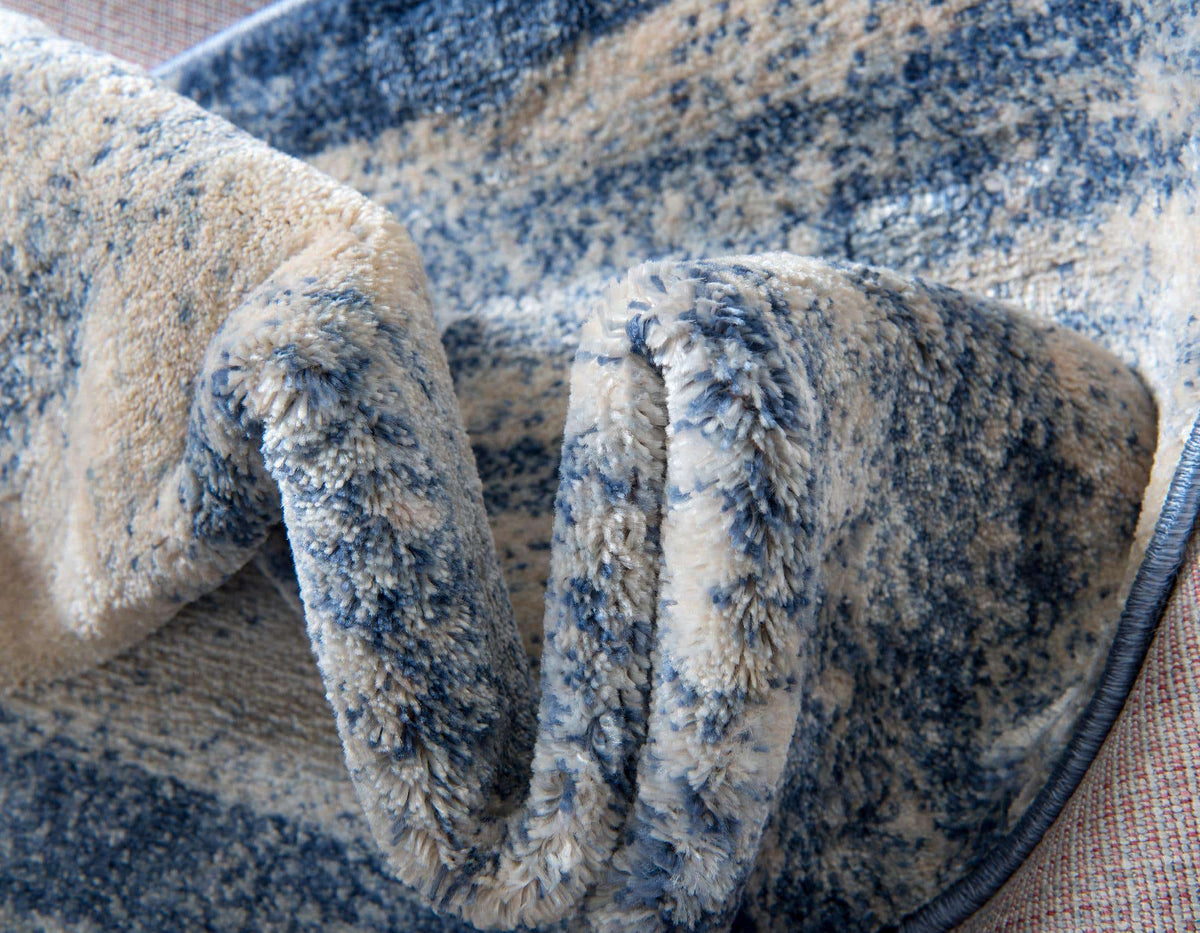 Rechteck Teppich Solaris in Blau von Hadorn™ - Lifestyle Image