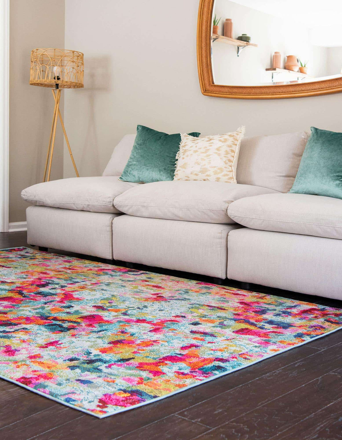 Rechteck Teppich Spectrum in Mehrfarbig von Hadorn™ - Lifestyle Image