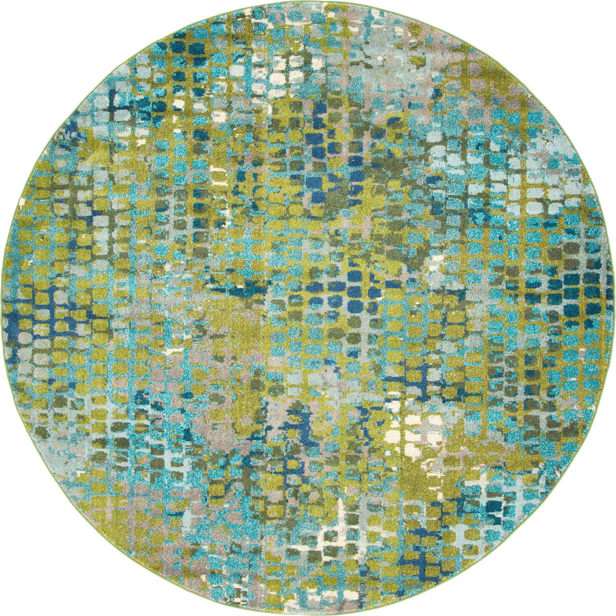 Rund Teppich Spectrum in Blau von Hadorn™ - Lifestyle Image