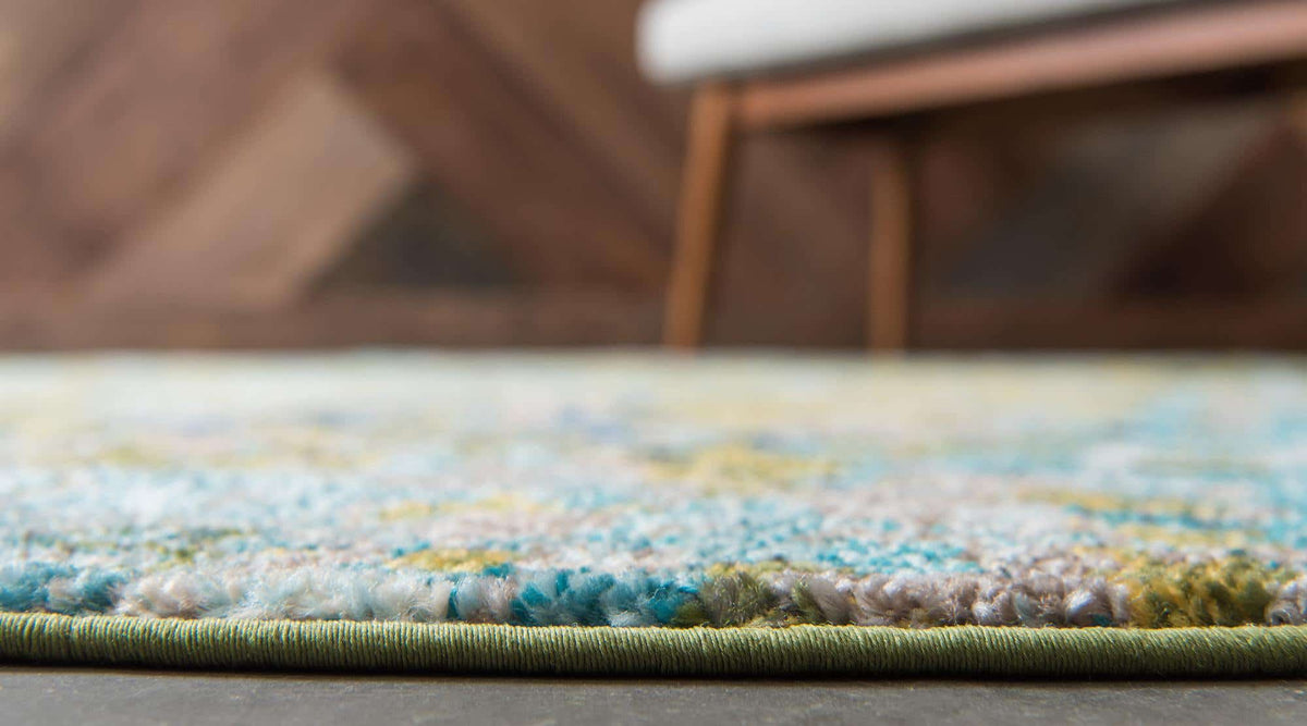 Rund Teppich Spectrum in Blau von Hadorn™ - Lifestyle Image