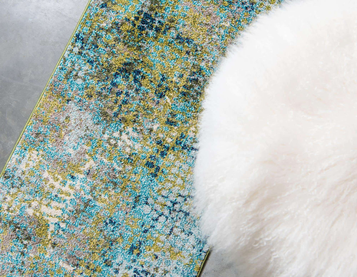 Läufer Teppich Spectrum in Blau von Hadorn™ - Lifestyle Image
