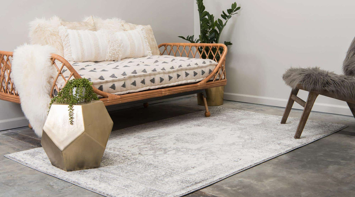 Rechteck Teppich Venice in Grau von Hadorn™ - Lifestyle Image